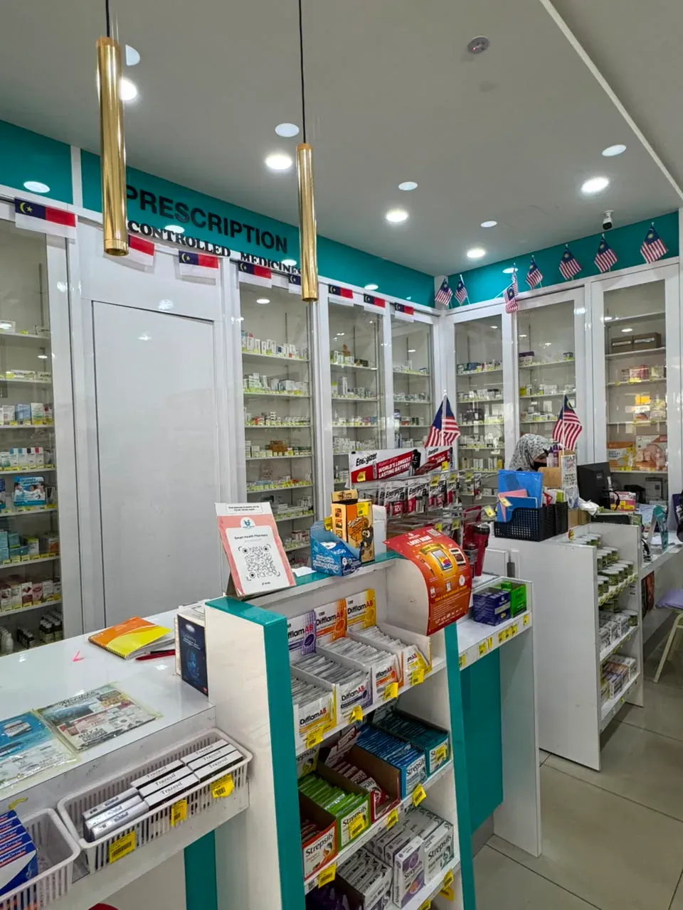 Prescription counter overview at Bukit Baru