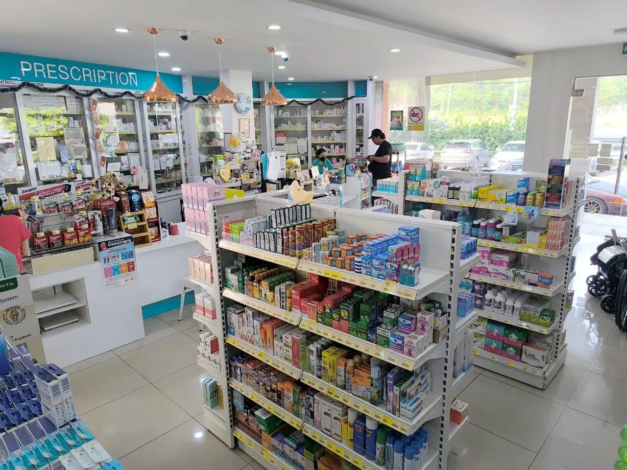 Interior view of Farmasi Limbongan Bukit Katil