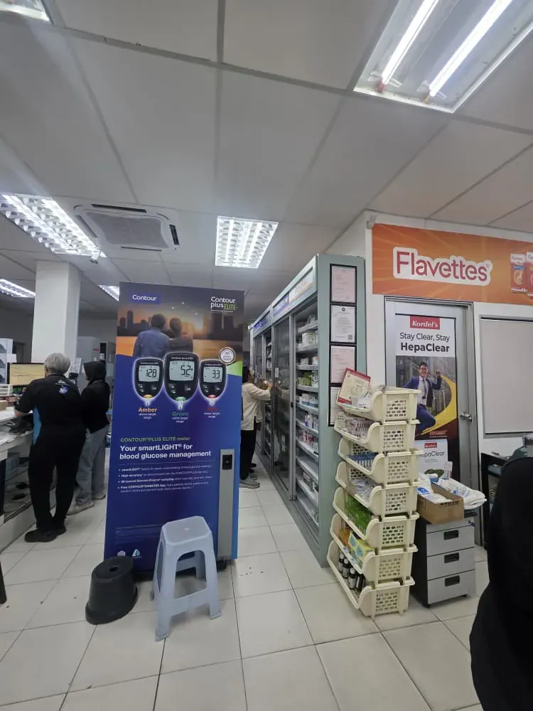 Side aisle inside Farmasi Limbongan HQ