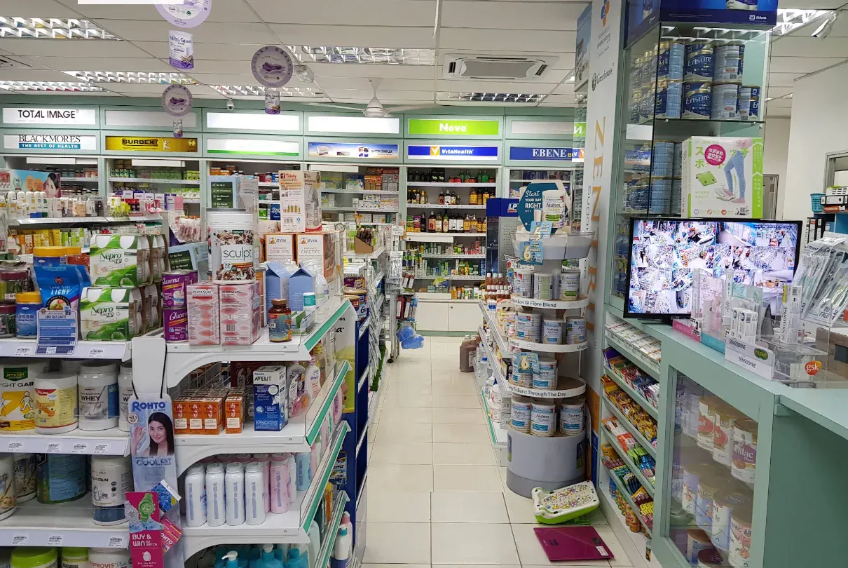 Main aisle inside the Limbongan branch